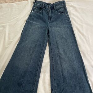 Pilcro Dark Blue Flare Jeans